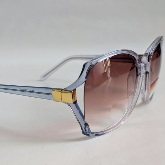 NWT Vintage 90's Lady High Fashion Reading Sunglasses (Crystal Gray) - Picture 2 of 5